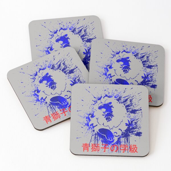 Item preview, Blue Lions  -  Splatter Design - Japanese Aesthetic designed and sold by jacob-jendrey.