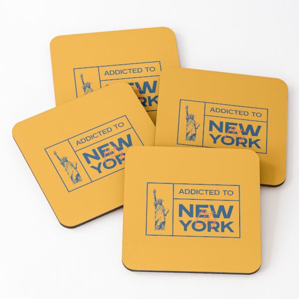 Item preview, Addicted to New York - Yellow | Statue of Liberty | NYC | USA designed and sold by Exertion.