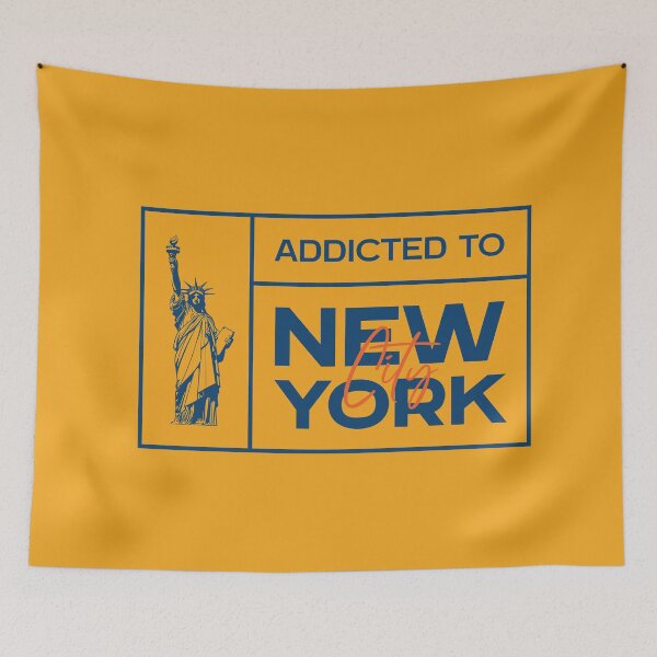 Item preview, Addicted to New York - Yellow | Statue of Liberty | NYC | USA designed and sold by Exertion.
