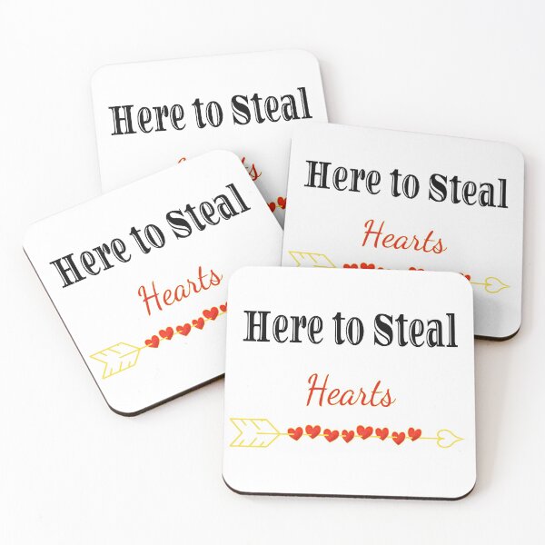 Item preview, Here to steal hearts design 4 designed and sold by Vallirant.