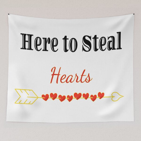 Item preview, Here to steal hearts design 4 designed and sold by Vallirant.