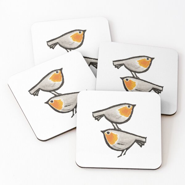 Item preview, Watercolor robins stamps designed and sold by BarbaraMT.