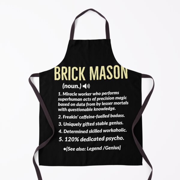 Item preview, Brick Mason Definition Gift designed and sold by Luna1Shop.