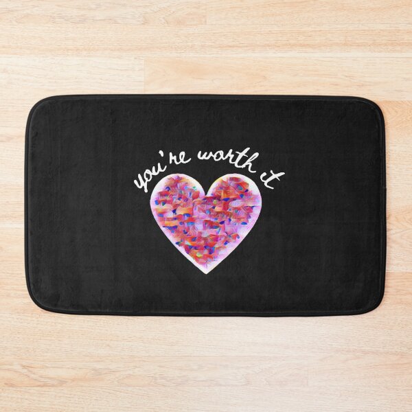Item preview, You're Worth It Heart  designed and sold by DesignsofNote.