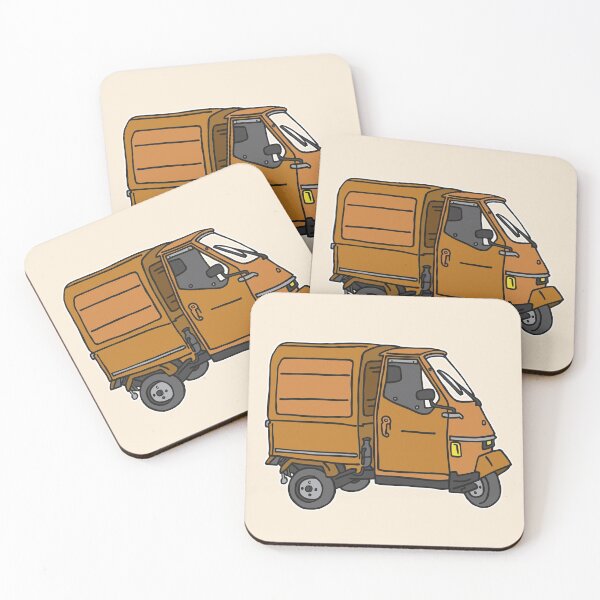 Item preview, Tricycle van, brown threewheeler designed and sold by Berlin-T-Shirt.