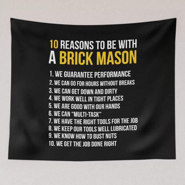 Item preview, 10 Reasons To Be With Brick Mason designed and sold by Luna1Shop.