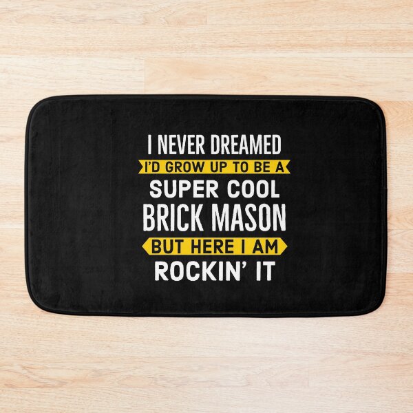 Item preview, Super Cool Brick Mason designed and sold by Luna1Shop.
