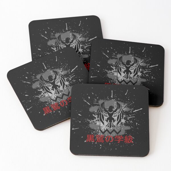 Item preview, Black Eagles - Grey Splatter Design - Japanese Aesthetic designed and sold by jacob-jendrey.