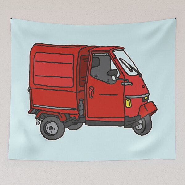 Item preview, Tricycle van, red threewheeler designed and sold by Berlin-T-Shirt.