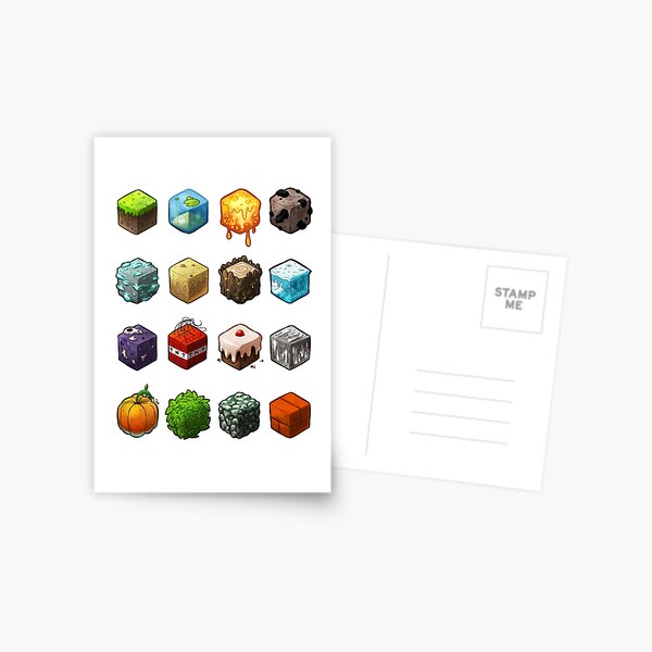 Blocks Postcard