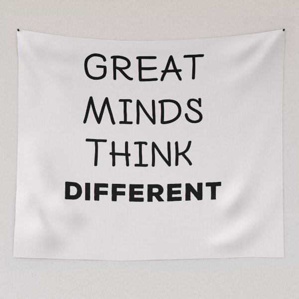 Item preview, Great minds think different designed and sold by Lakki-s.