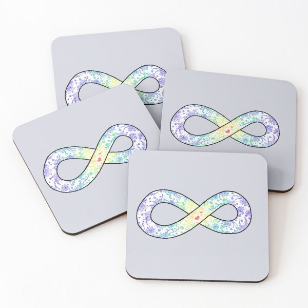 Item preview, Autism Pride Floral Infinity Symbol designed and sold by Itinlea.