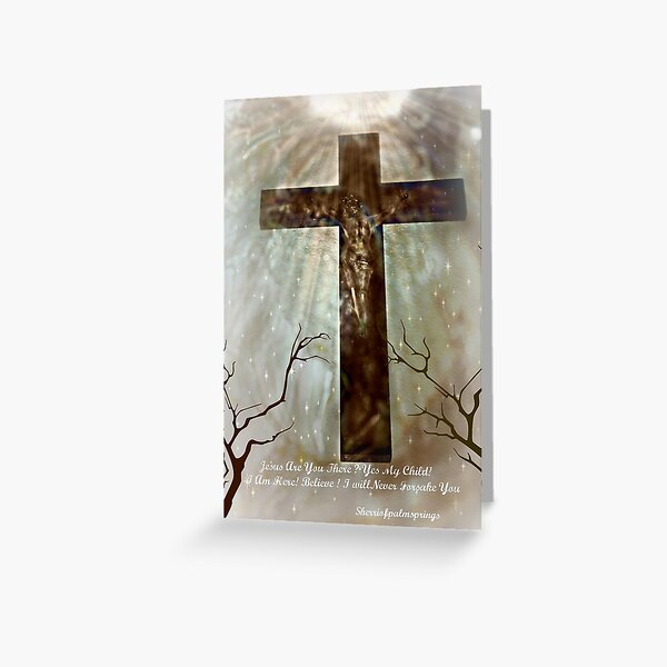 Are You There Jesus? Update On My Daughter Michele Greeting Card