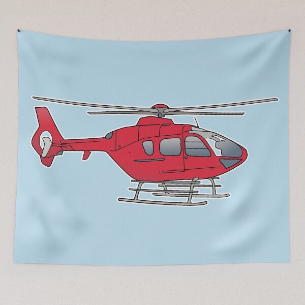 Item preview, Red helicopter designed and sold by Berlin-T-Shirt.