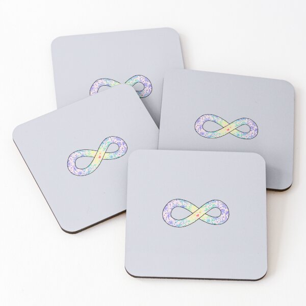 Item preview, Autism Pride Floral Infinity Symbol--Pink designed and sold by Itinlea.