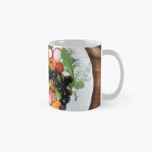 Flounder Blueberries Carrot Basil Tomato Radish Classic Mug