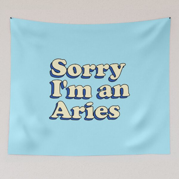 Item preview, Sorry I'm an Aries - Funny Zodiac Design designed and sold by keeleypost.