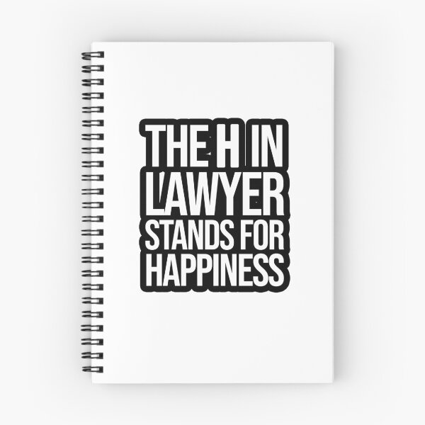 Item preview, The H in Lawyer stands for Happiness designed and sold by TopsellerShirts.