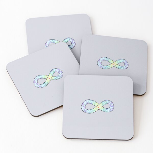Item preview, Autism Pride Floral Infinity Symbol--Blue designed and sold by Itinlea.
