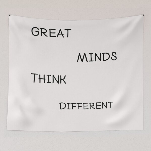 Item preview, Great minds think different designed and sold by Lakki-s.