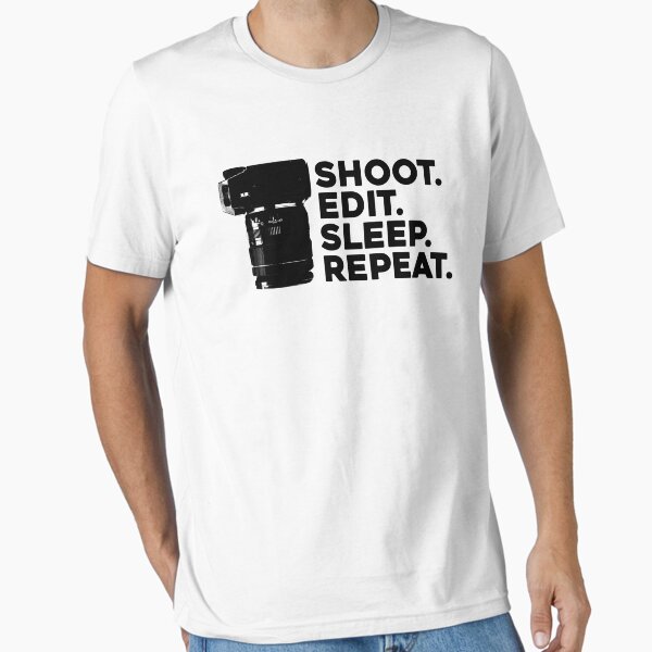 Item preview, Shoot Edit Sleep Repeat - filmmaker design designed and sold by lovefilmmaking.