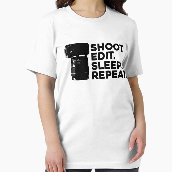 Item preview, Shoot Edit Sleep Repeat - filmmaker design designed and sold by lovefilmmaking.