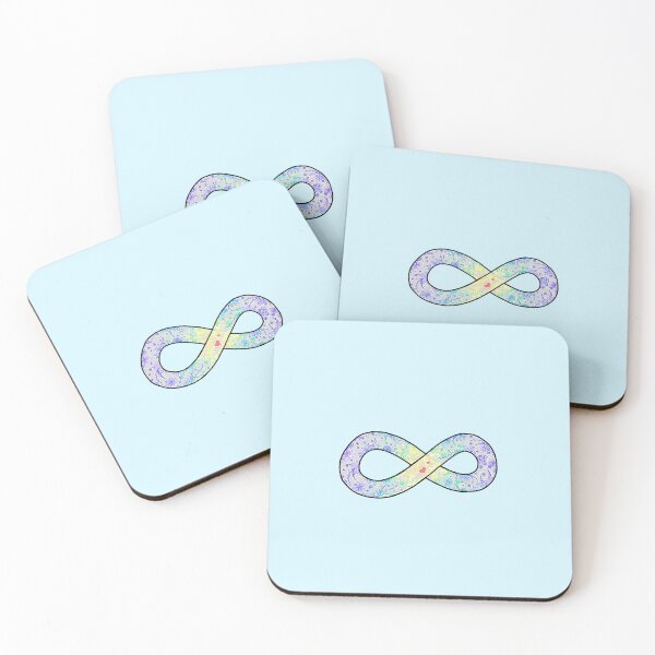 Item preview, Autism Pride Floral Infinity Symbol--Grey designed and sold by Itinlea.