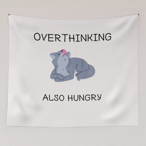 Item preview, Overthinking and also hungry designed and sold by Lakki-s.