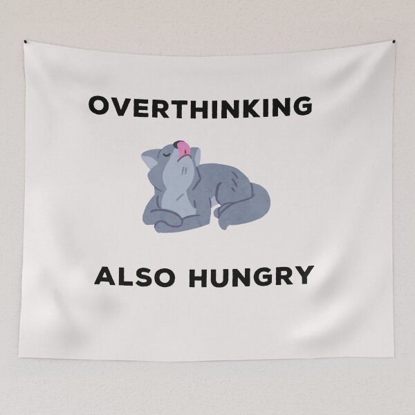 Item preview, Overthinking and also hungry designed and sold by Lakki-s.