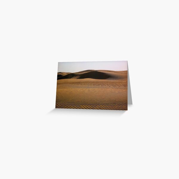 Deserted Arabian Desert Greeting Card