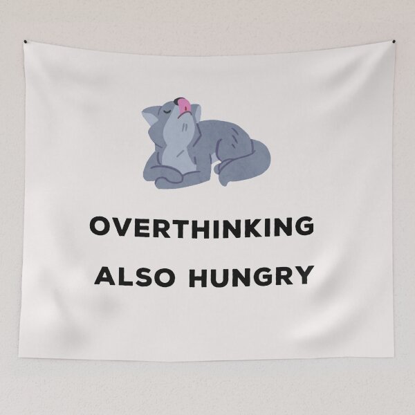 Item preview, Overthinking and also hungry designed and sold by Lakki-s.