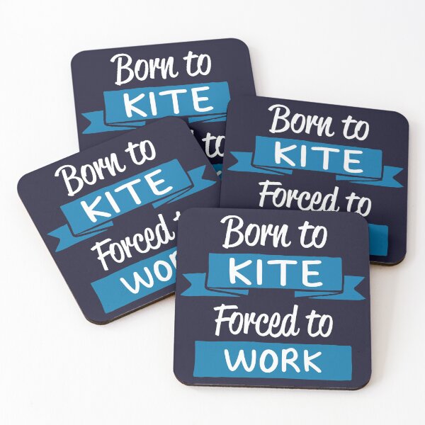 Item preview, Born To Kite Forced To Work Gift For Kitesurfers designed and sold by CreativaArt-.