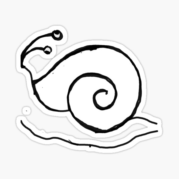 Item preview, Simple snail art.  designed and sold by Speace Art.