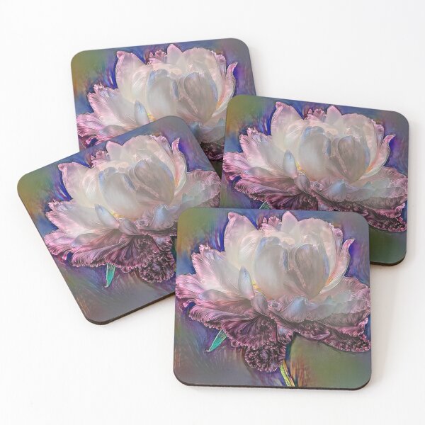 Item preview, Beautiful Peony Blossom - watercolour and alcohol ink designed and sold by Kestrelle.