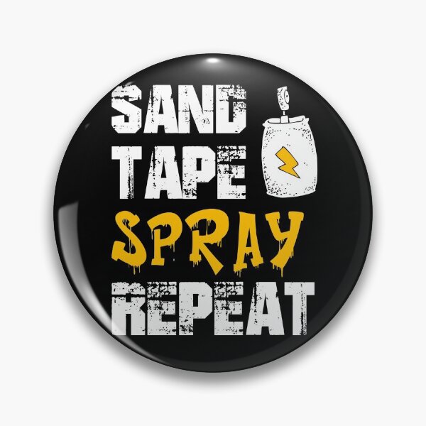 Item preview, Sand Tape Spray Repeat Car Spray Auto Shop Body Car Painter designed and sold by wackodesign.
