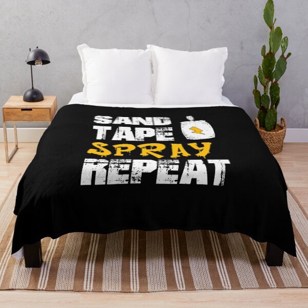 Item preview, Sand Tape Spray Repeat Car Spray Auto Shop Body Car Painter designed and sold by wackodesign.