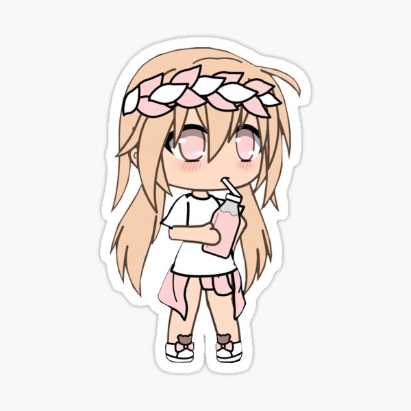 Cute Gacha Life Girl Sticker For Sale By Happydays Redbubble