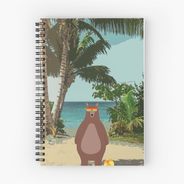 Item preview, Bear on the Beach designed and sold by CreativeBel.
