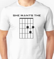 She Wants the D (Chord) Slim Fit T-Shirt