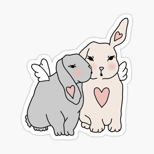 Bunny Angels Sticker