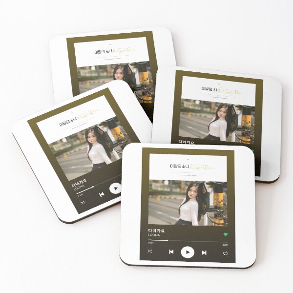 Item preview, LOONA HYUNJIN Spotify Themed Playback Screen designed and sold by neveroneArt.