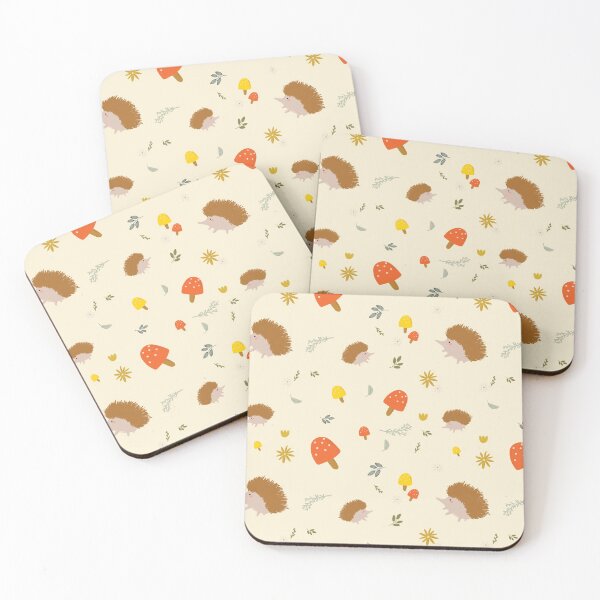 Item preview, Hedgehog & Red/ Yellow Mushroom Autumn I like hedgehogs designed and sold by riccagarden.