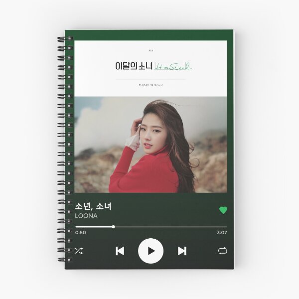 Artikelvorschau, LOONA HASEUL Spotify-Wiedergabebildschirm entworfen und verkauft von neveroneArt.