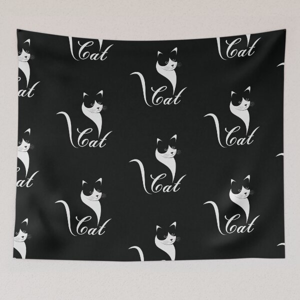 Item preview, Black and White cat designed and sold by Donaatelle.