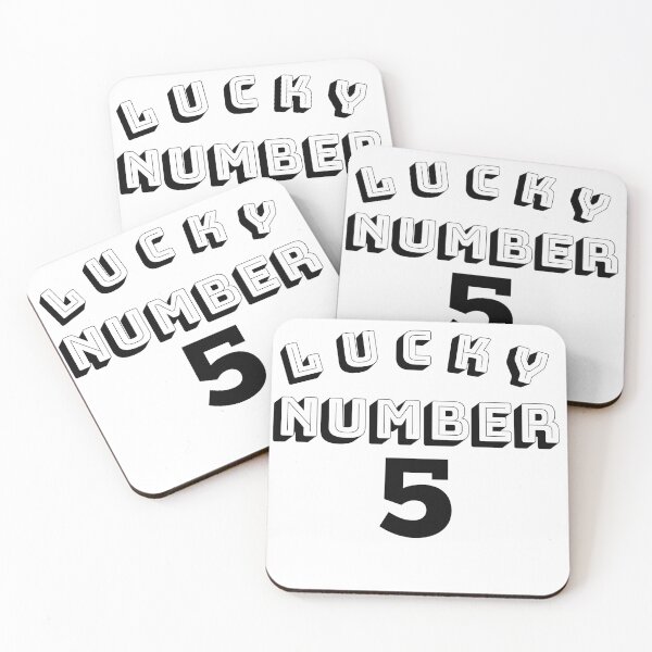 Item preview, Lucky number five designed and sold by EveBurbul.