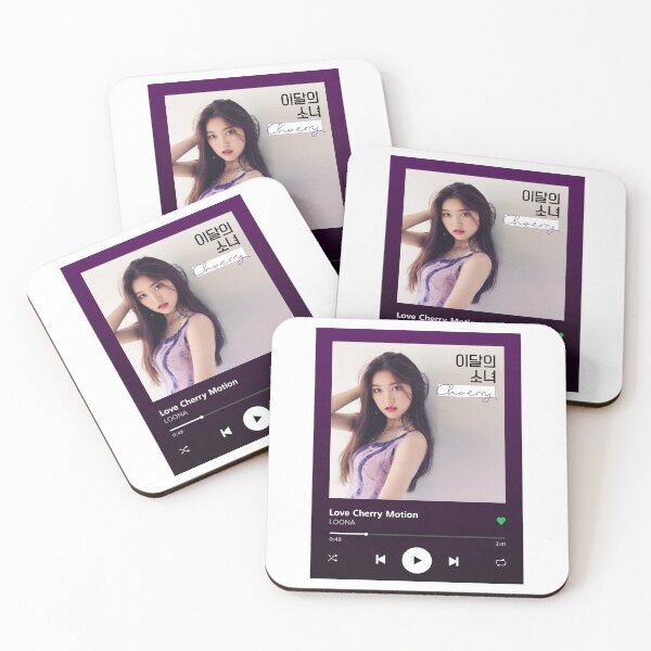 Item preview, LOONA CHOERRY Spotify Themed Playback Screen designed and sold by neveroneArt.