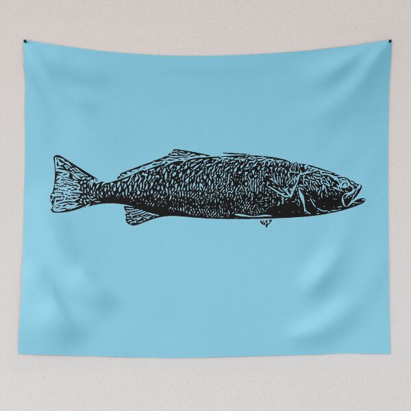 Item preview,  Spotted Sea Trout Black Design. designed and sold by designsasstultd.