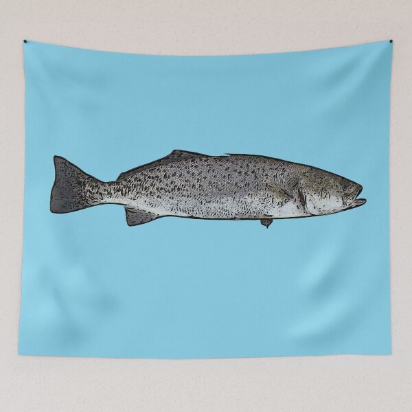 Item preview,   Spotted Sea Trout Black Alternate  Design. designed and sold by designsasstultd.
