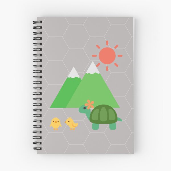 Artikelvorschau,  Schildkröte, Küken, Berg, Sonne entworfen und verkauft von Chuvely.