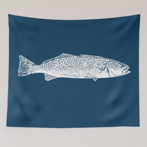 Item preview, Spotted Sea Trout White Design. designed and sold by designsasstultd.
